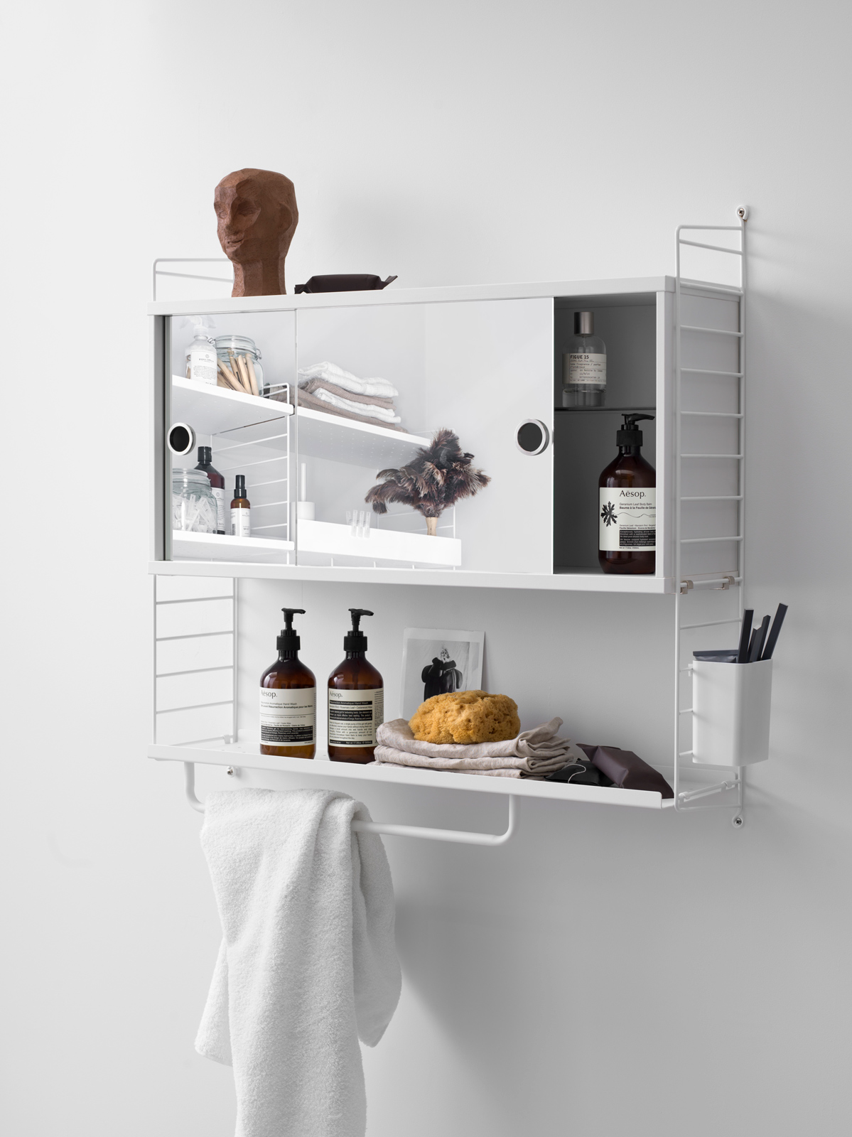 Bathroom FIlled with All Neccesary Things - Beautiful Homes