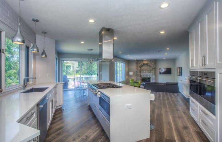 Parallel kitchen with chimney for your home - Beautiful Homes