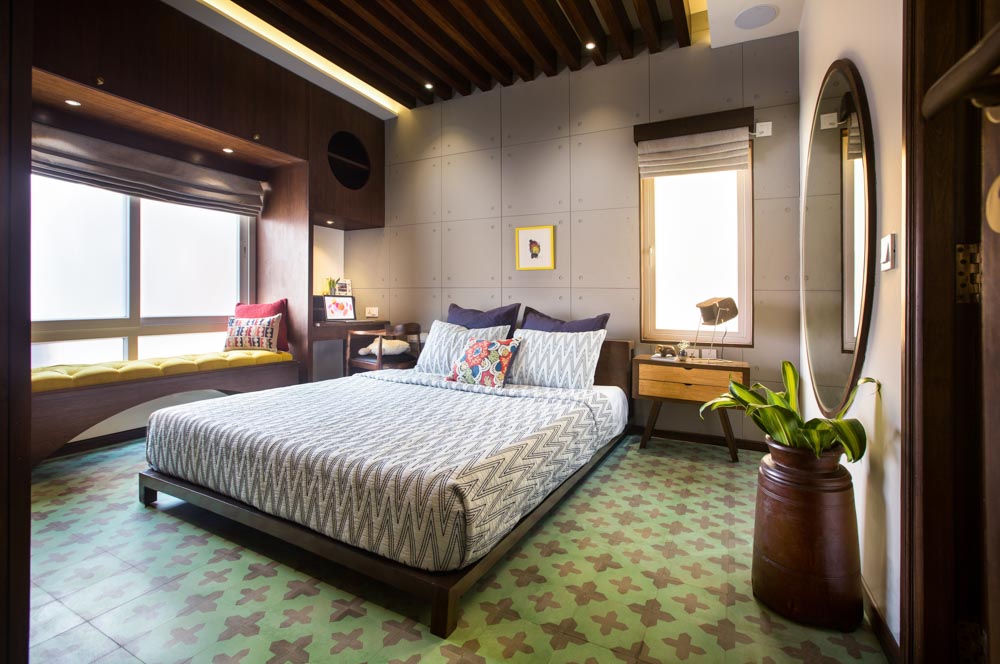 Traditional patterned flooring for south indian house design - Beautiful Homes