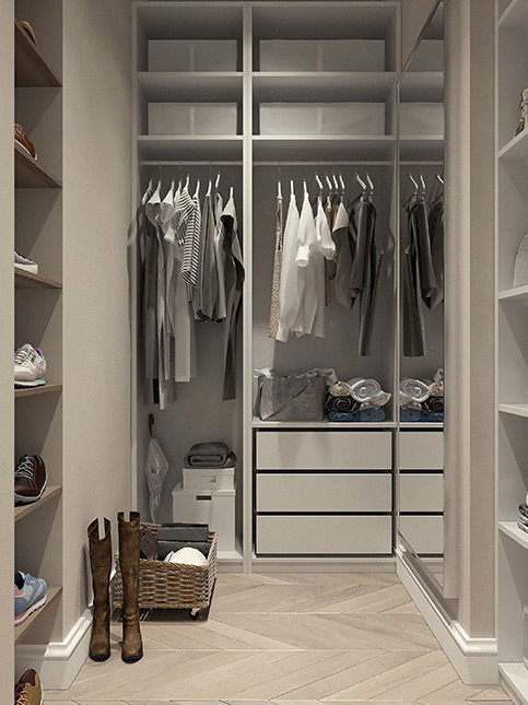Walk-in closet for your modern bedroom - Beautiful Homes