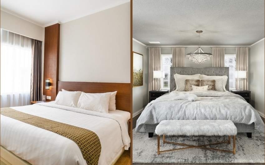 Queen size vs king size beds for the bedroom - Beautiful Homes Queen size vs king size beds for the bedroom - Beautiful Homes