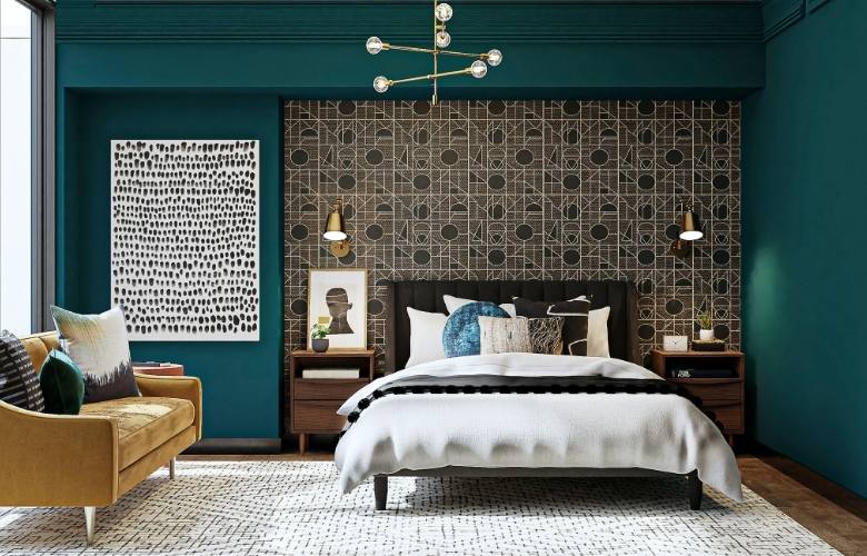 A king size bed in the bedroom - Beautiful Homes