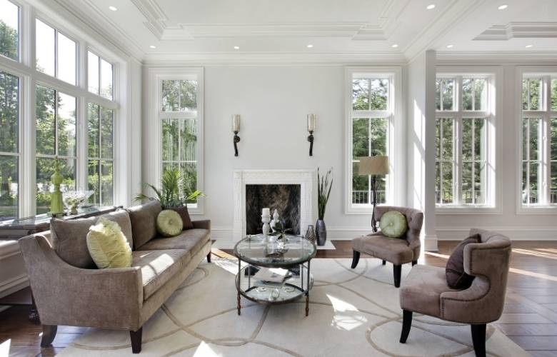 Luxury fireplace in house designs - Beautiful Homes