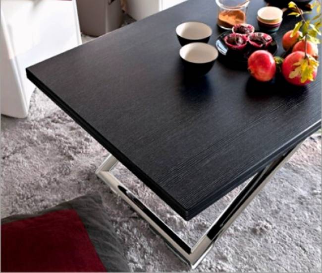 Easy foldable black table for your home - Beautiful Homes