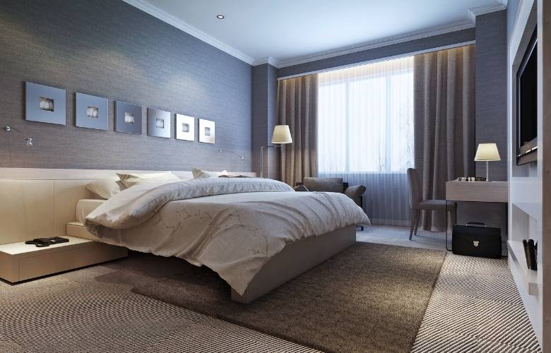 Floor carpet for the bedroom matching with bedroom interiors - Beautiful Homes