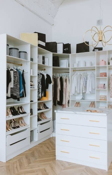 All white closet for your bedroom interiors - Beautiful Homes All white closet for your bedroom interiors - Beautiful Homes