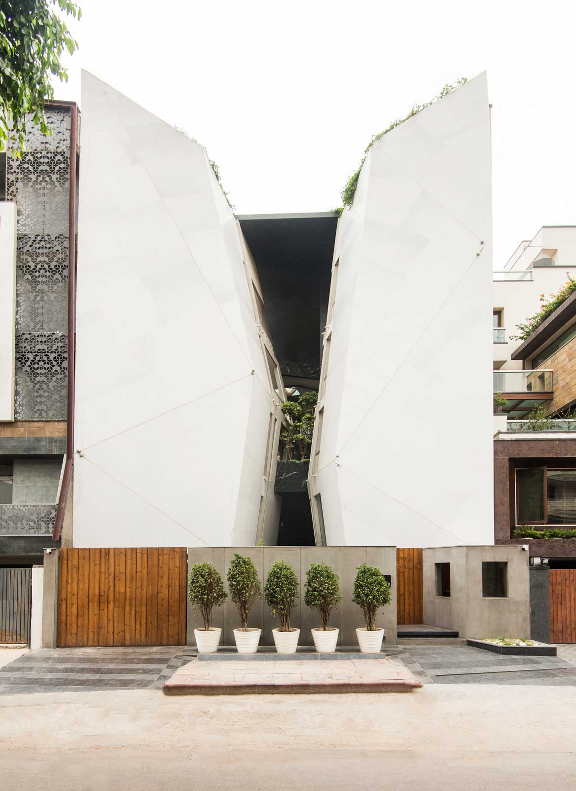 cleft house exterior