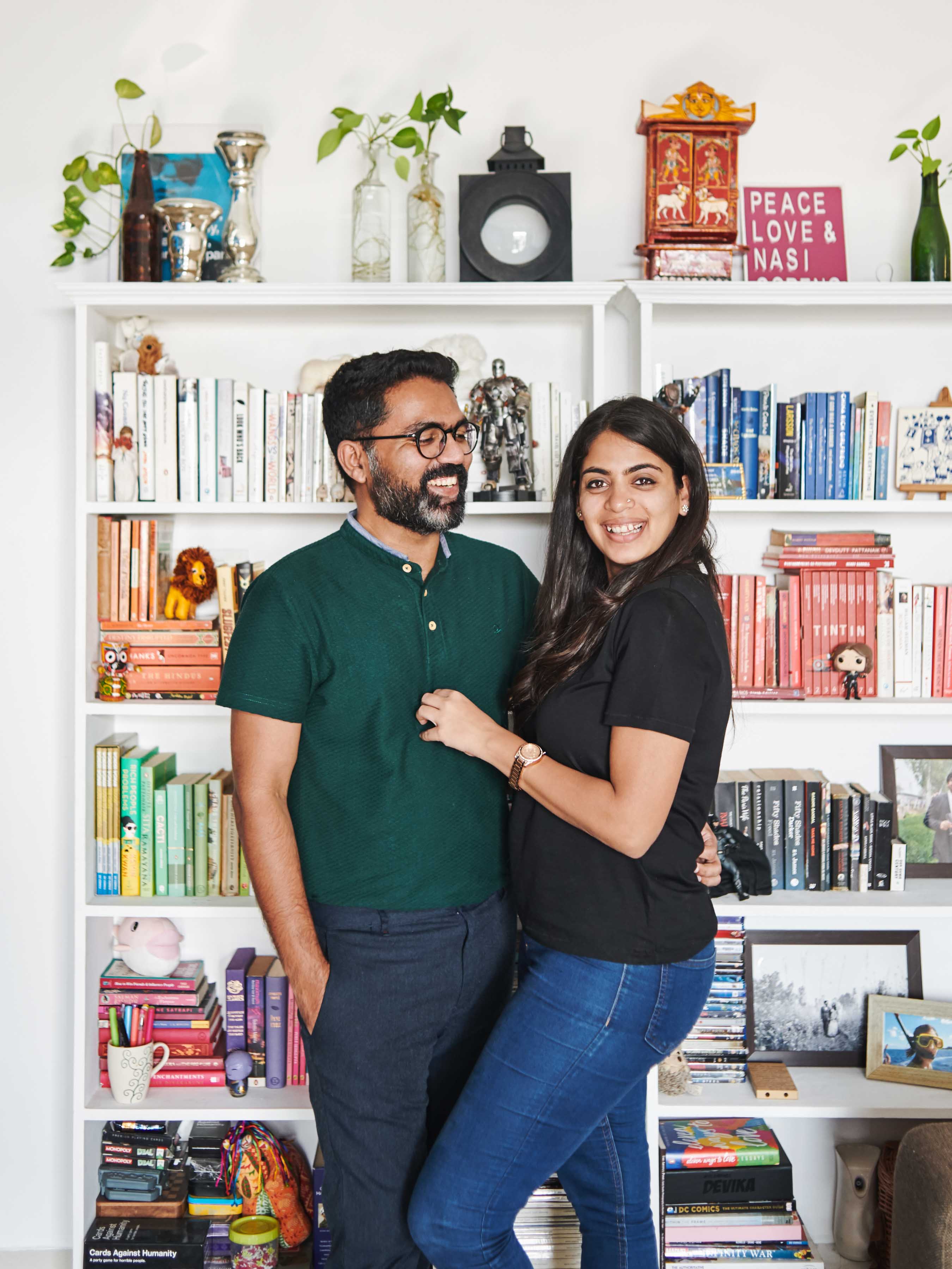 Joseph Radhik and Devika Narain at their Mumbai apartment - Beautiful Homes