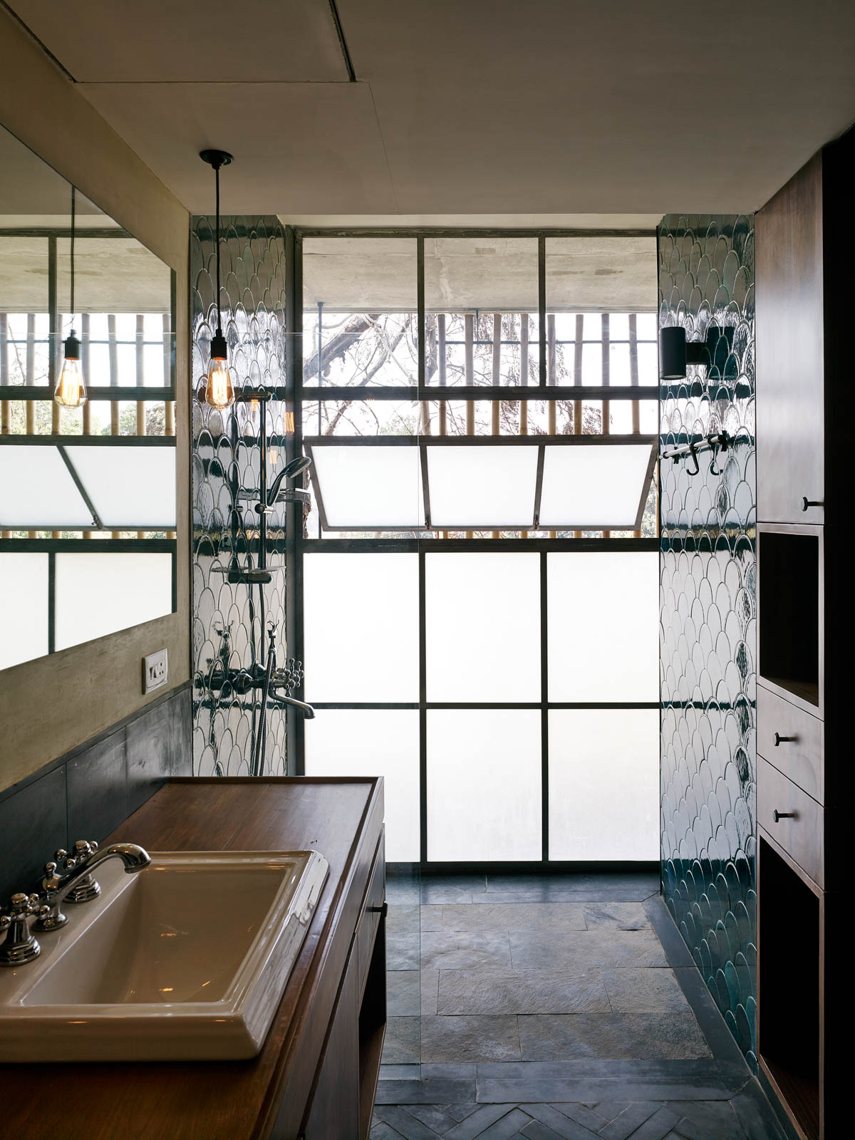 A Master Bathroom in a Room at Karjat House - Beautiful Homes