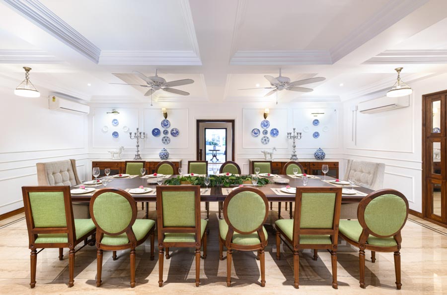 House interior design ideas for a 12 seater dining table - Beautiful Homes