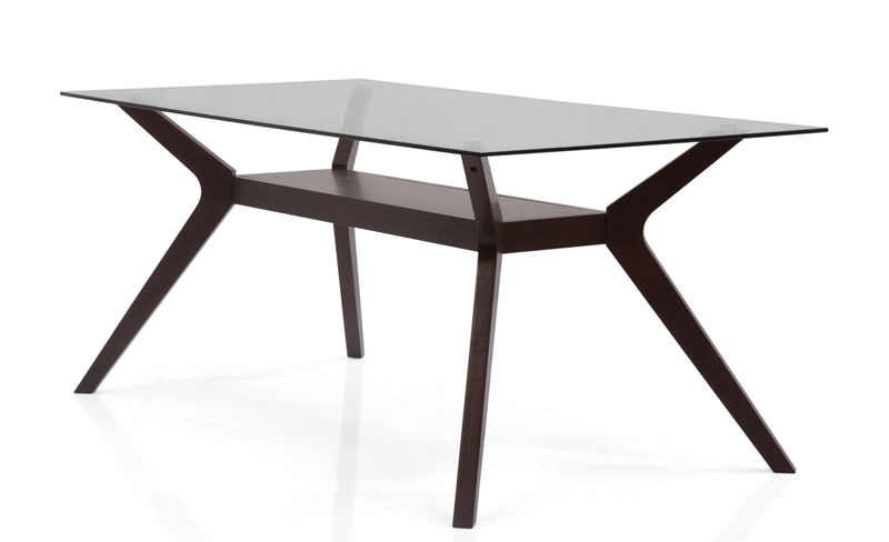 Wesley 6-Seater Glass Top Dining Table - Beautiful Homes Wesley 6-Seater Glass Top Dining Table - Beautiful Homes