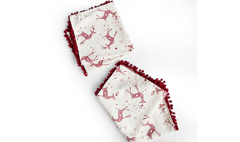 Festive Cocktail Napkins – Beautiful Homes