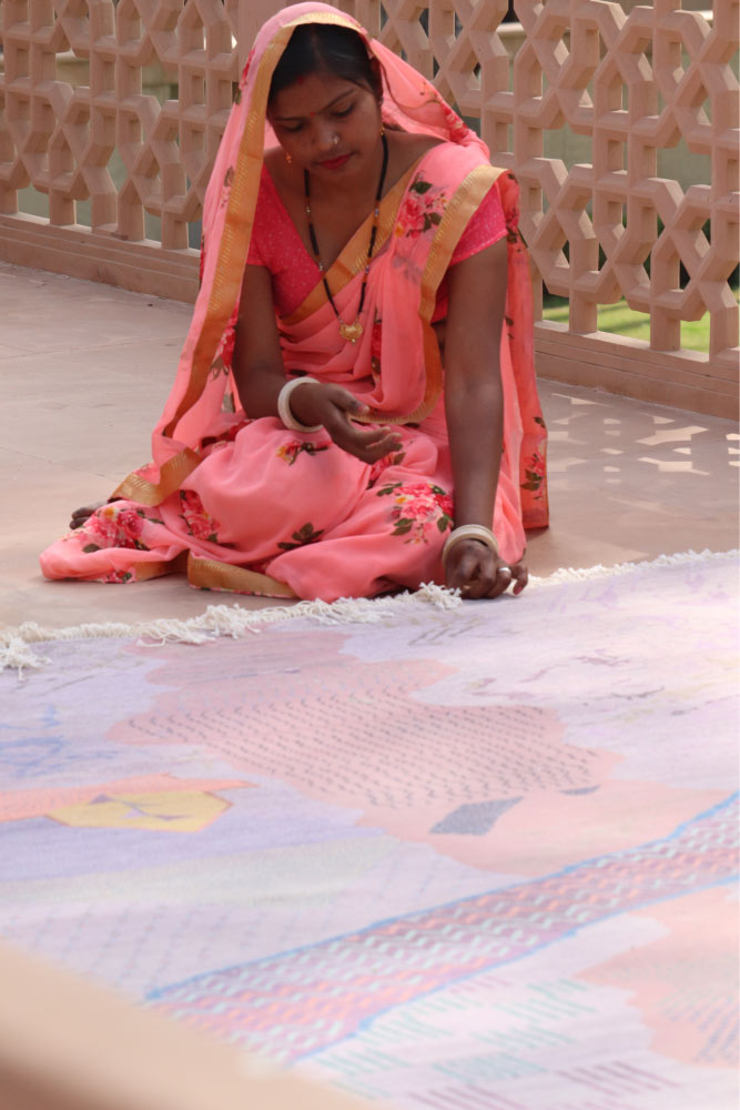 Hand-knotted Manchaha rugs