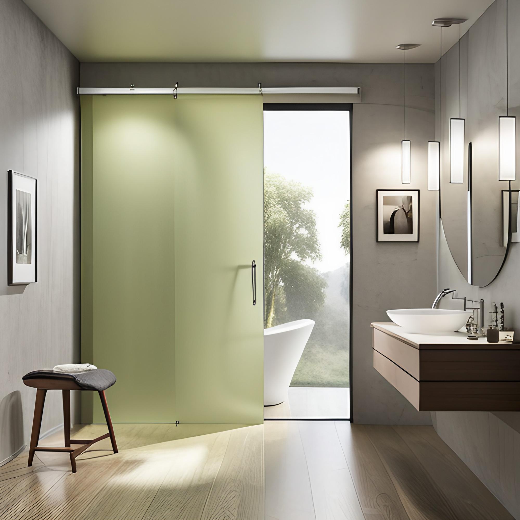 Bathroom sliding door ideas - Beautiful Homes
