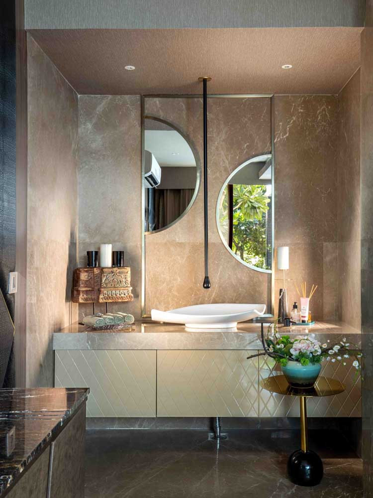 Think of styling your bathroom décor along with bathroom storage - Beautiful Homes