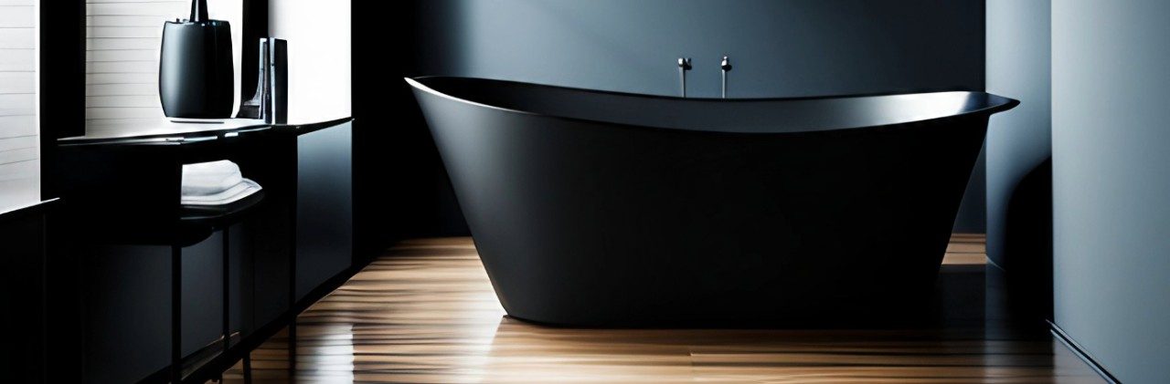 Black BathTub - Beautiful Homes