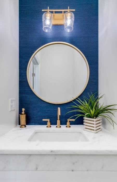 Creative ways of using wallpaper for your bathroom interiors - Beautiful Homes