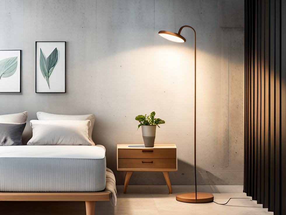 Floor lamps for your small bedroom interiors - Beautiful Homes