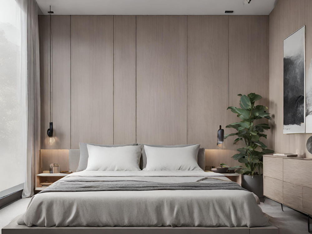 Clutter free bedroom design - Beautiful Homes