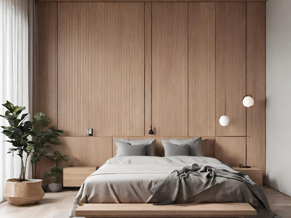 Wooden bedroom design - Beautiful Homes