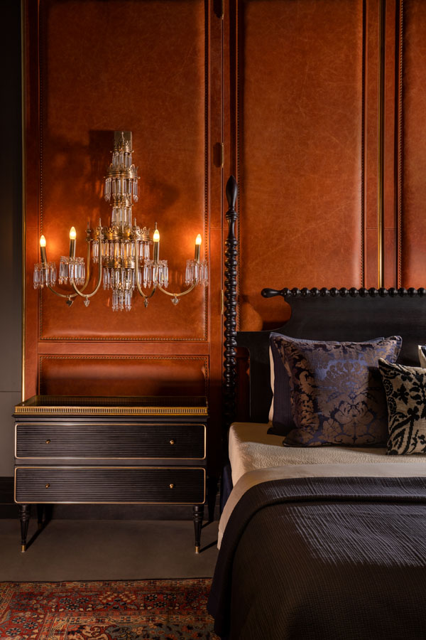 Bedroom Side Table Design For Vintage Style Room Décor In Dark Brown Colour  - Beautiful Homes Bedroom Side Table Design For Vintage Style Room Décor In Dark Brown Colour  - Beautiful Homes