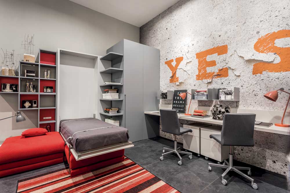 Functional foldable sofa bed design for your bedroom interior design - Beautiful Homes