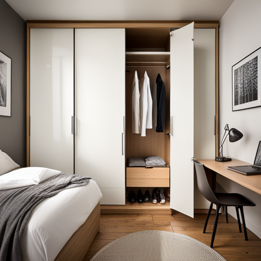 Compact wardrove design for your small bedroom - Beautiful Homes