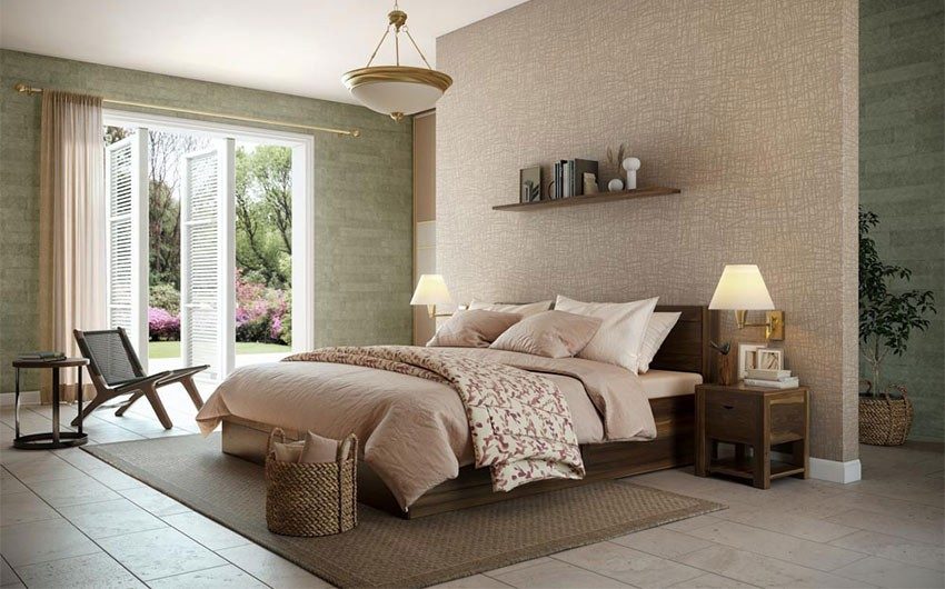 Bedroom design with a false wall - Beautiful Homes Bedroom design with a false wall - Beautiful Homes