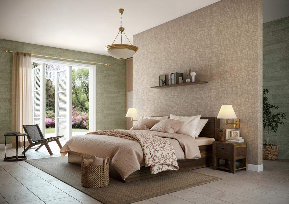 Bedroom design with a false wall - Beautiful Homes Bedroom design with a false wall - Beautiful Homes