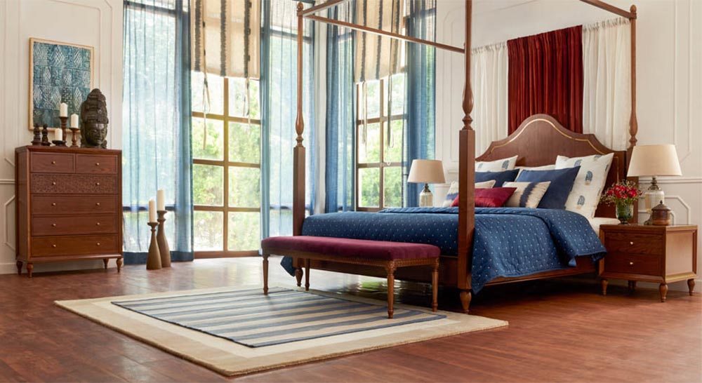 Four-poster bed design ideas for home interiors - Beautiful Homes Four-poster bed design ideas for home interiors - Beautiful Homes