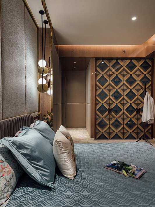 Cupboard design geometric shapes  - Beautiful Homes