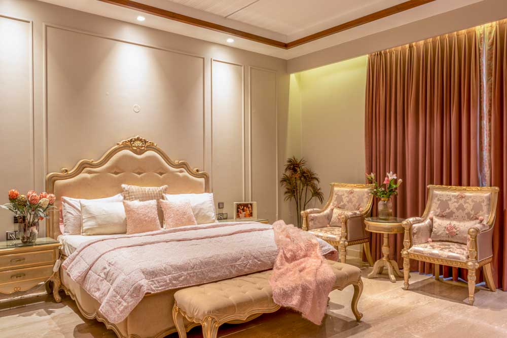 POP designs for bedroom ceiling with wood features - Beautiful Homes Bedroom ceilings POP designs with wood features - Beautiful Homes