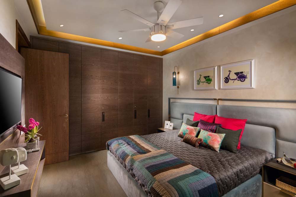 Bedroom false ceiling ideas to provide the perfect architectural base for lighting - Beautiful Homes Provide the perfect architectural base for lighting with bedroom false ceiling ideas - Beautiful Homes