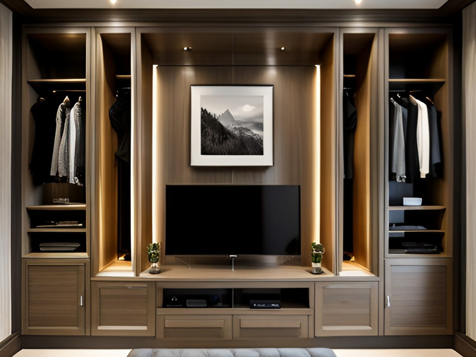 Elegant bedroom tv unit design for your bedroom design- Beautiful Homes