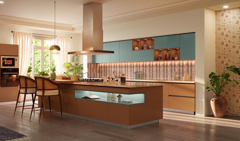 Open & closed kitchen cupboard designs - Beautiful Homes