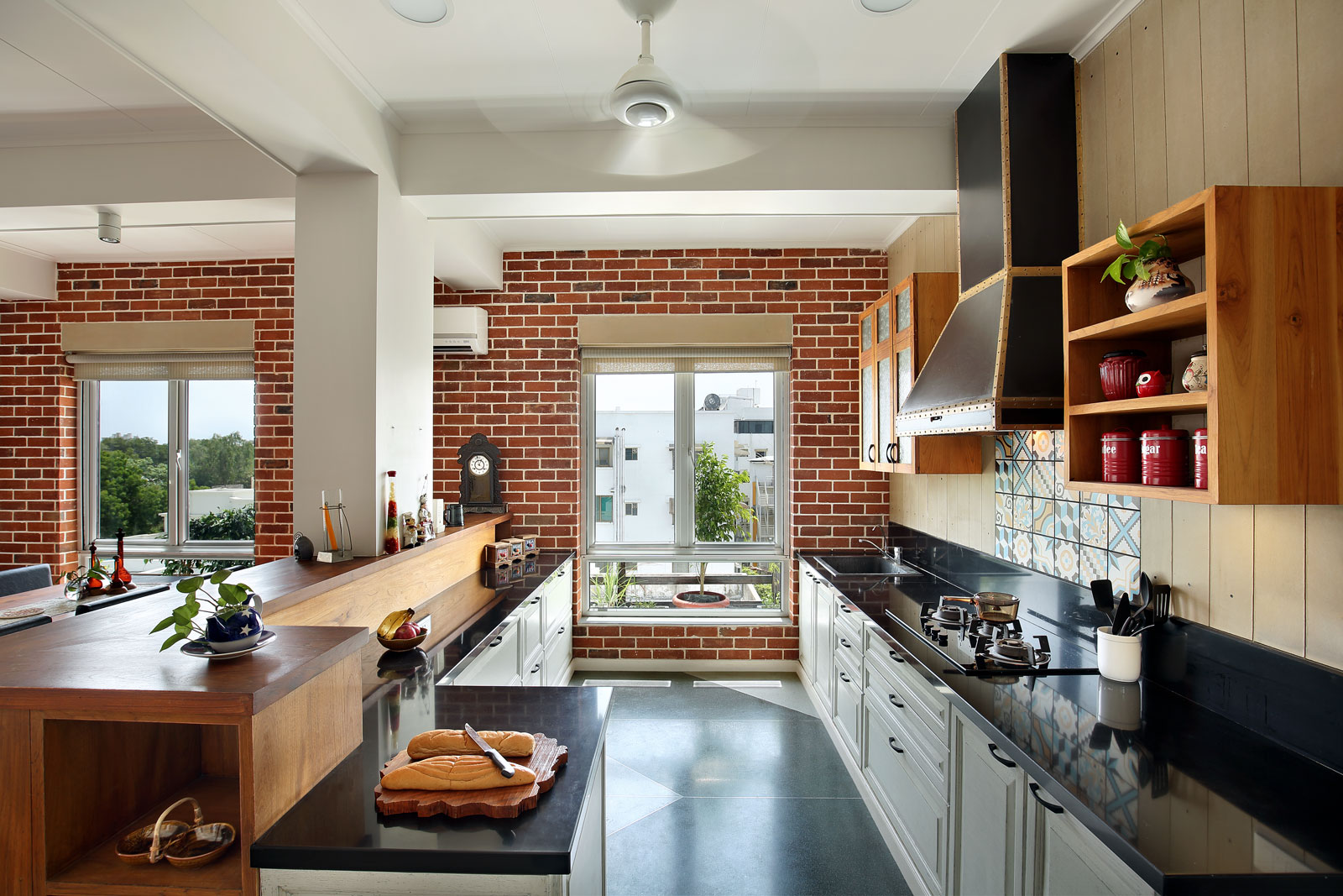 Kitchen Design Ideas for Ventilation and Lighting and Kitchen Appliances Ideas for Chimneys Over The Hobs - Beautiful Homes