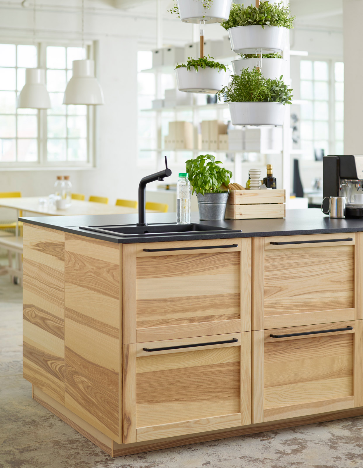 Single Levered Fixed Faucet Kitchen Interior Design Ideas - Beautiful Homes