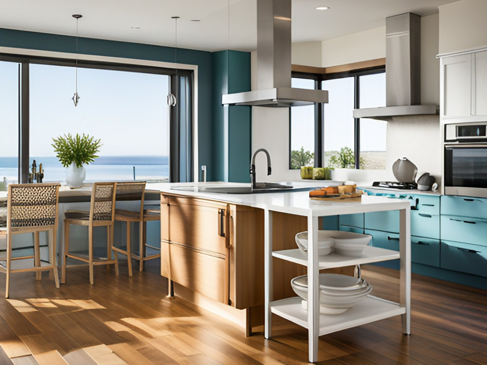 Airy coastal kitchen design to enhance your kitchen interiors - Beautiful Homes