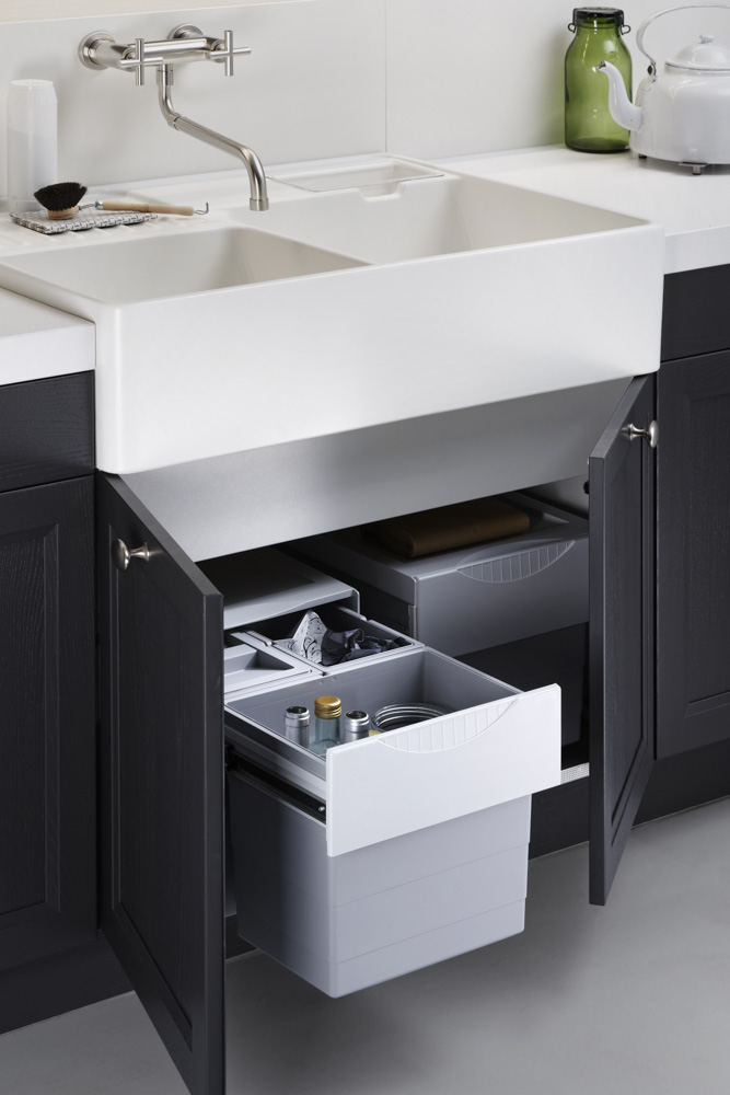 Utilize your under sink area with smart kitchen drawer storage - Beautiful Homes Utilize your under sink area with smart kitchen drawer storage - Beautiful Homes