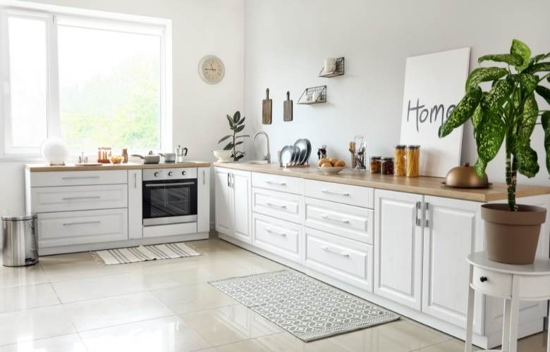 Kitchen crates & wall mounted wire mesh storage - Beautiful Homes
