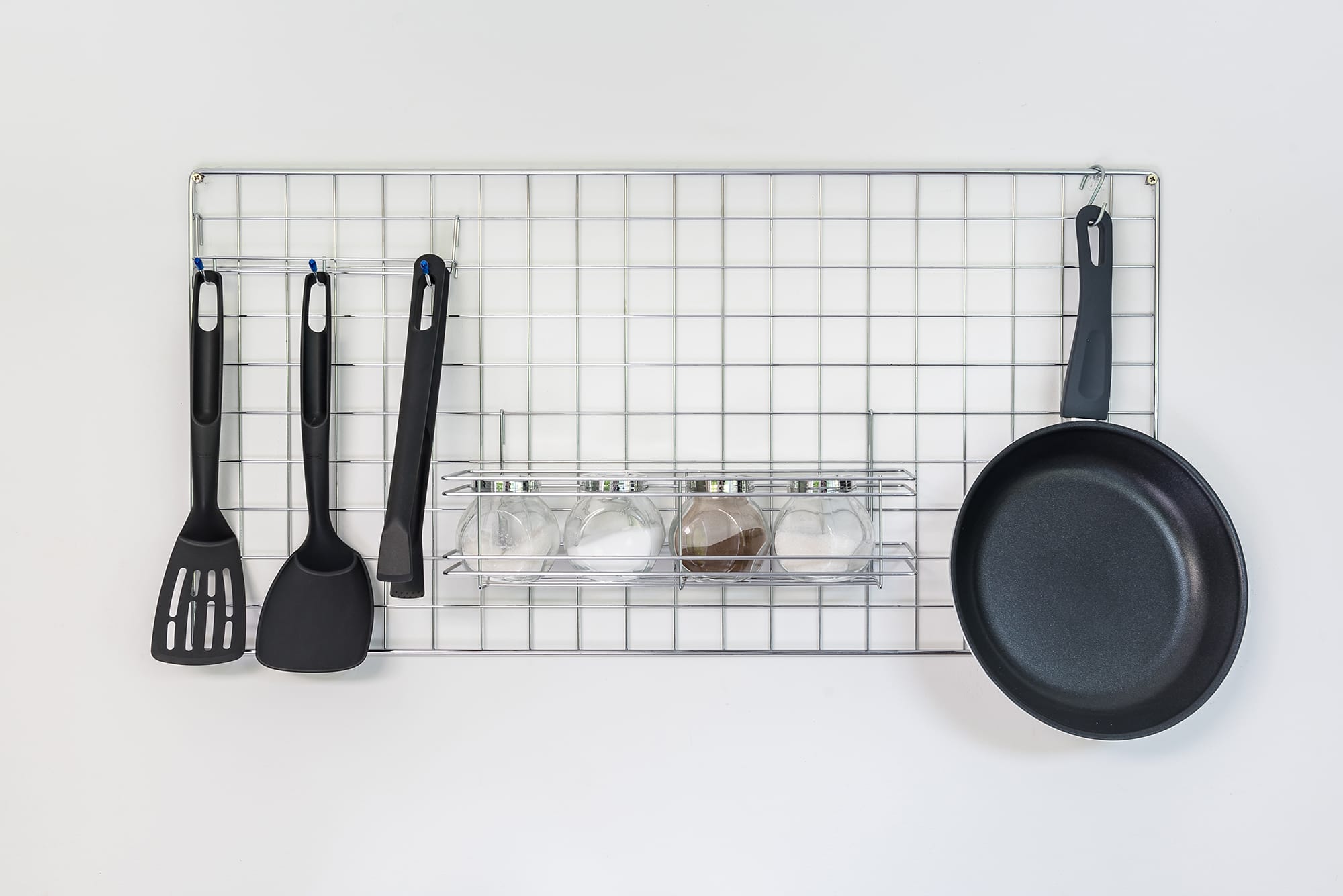 A Simple Pegboard to Organize Kitchen Utensils to Use Daily in Kitchen - Beautiful Homes