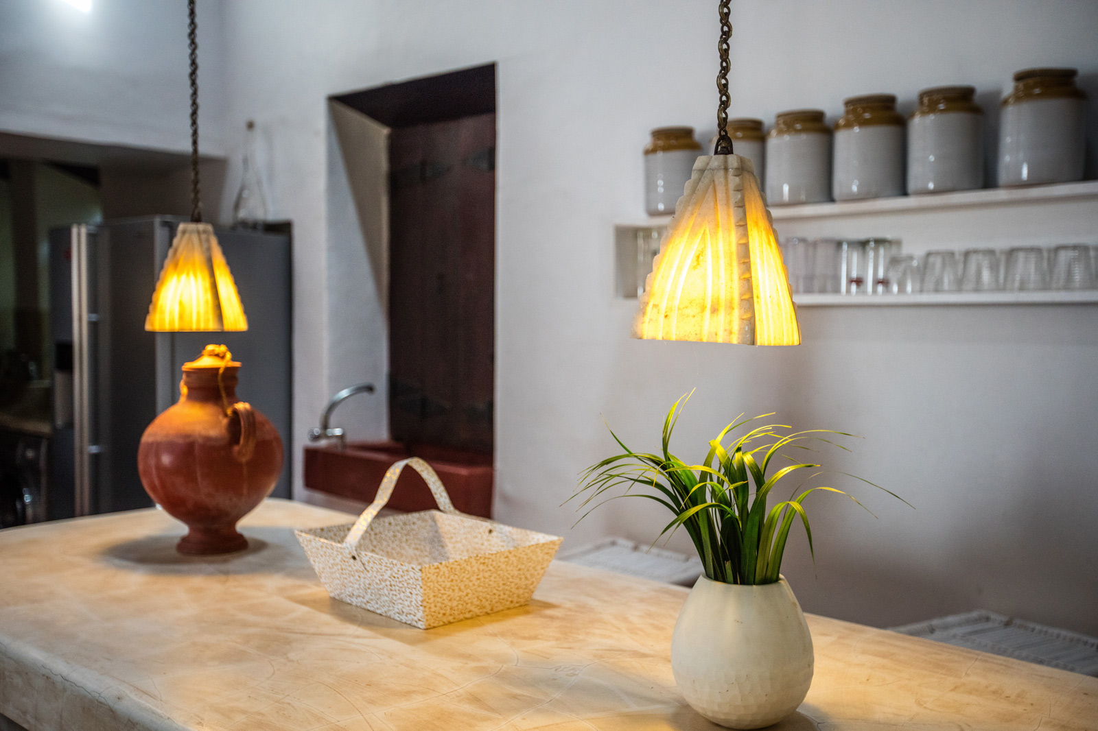 Kitchen Island Décor Ideas to Hide Electrical Conduits & Wires - Beautiful Homes