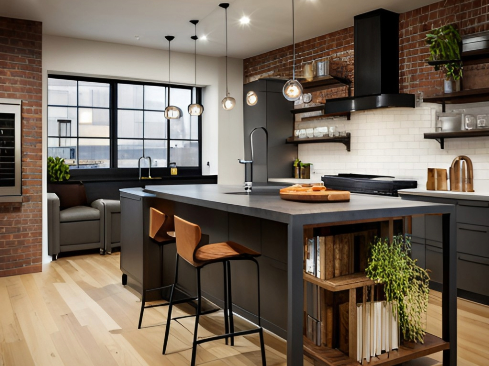 Industrial luxury kitchen design for your home - Beautiful Homes