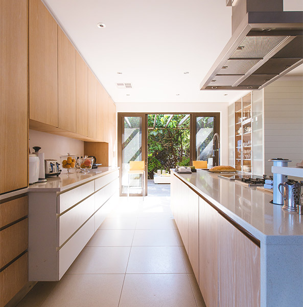 Add modern kitchen appliances to your modern neutral kitchen design - Beautiful Homes