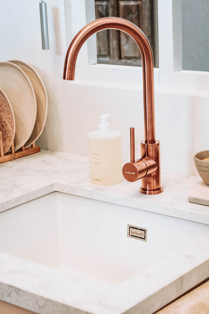 Fit the marble around your kitchen sink to get the perfect kitchen sink design- Beautiful Homes
