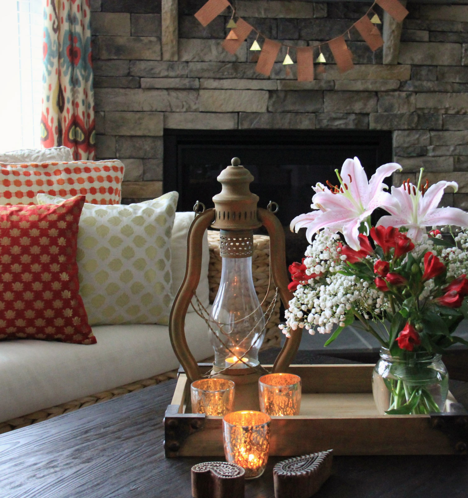 Diwali Decoration Ideas For Living Room With Toranams  - Beautiful Homes