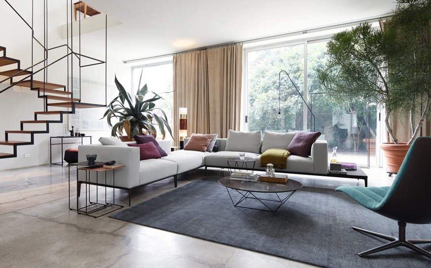 Nude curtains for living room - Beautiful Homes Nude curtains for white living room - Beautiful Homes