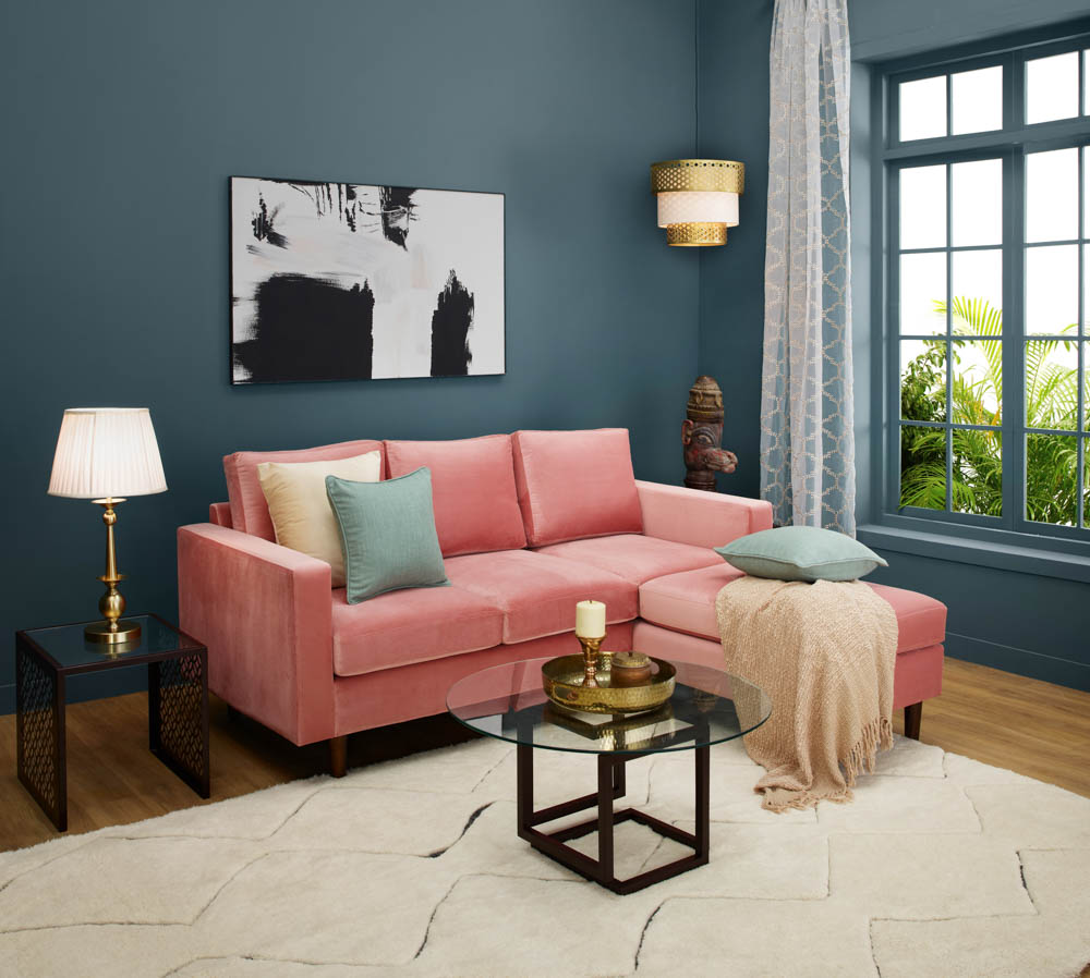 Arrange small living room furniture for small spaces facing focal point - Beautiful Homes