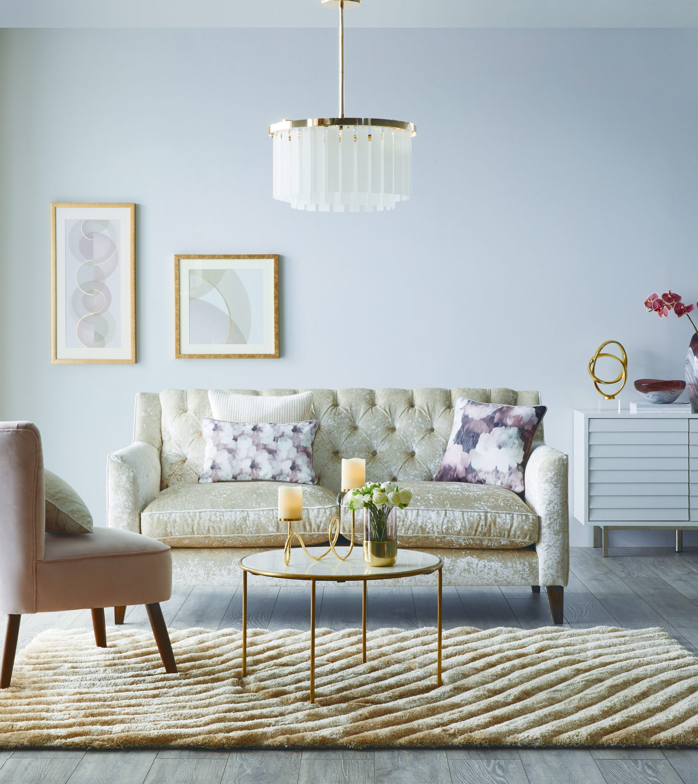 Sugar coat your home with light pastel colours In living room - Beautiful Homes