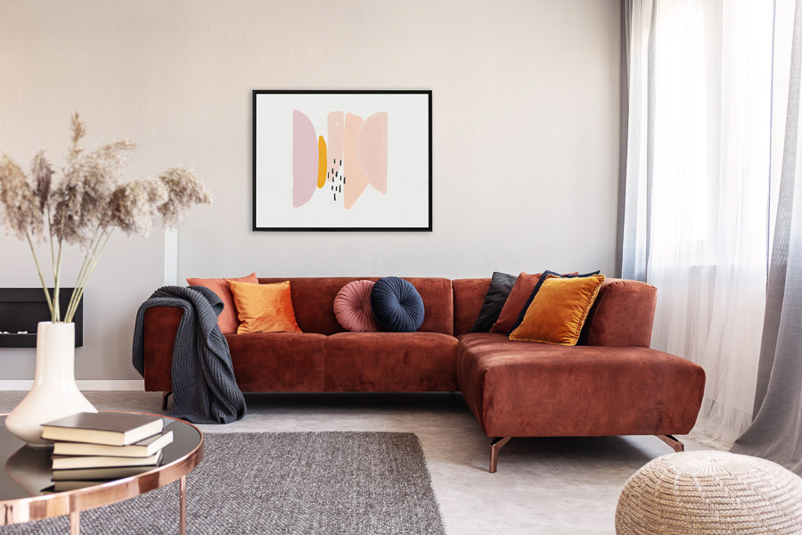 A Luxury Living Room Interior Design Bathing In Natural Light - Beautiful Homes